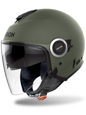 Kask otwarty Airoh Helyos zielony matowy