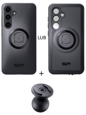 Zestaw: etui na telefon Samsung Galaxy S24 + uchwyt kulowy Pro SPC+ SP Connect