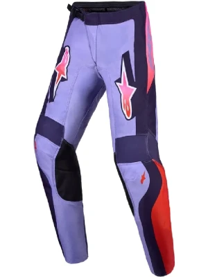 Spodnie cross dziecięce Alpinestars MX Fluid Hunt fioletowo-różowe
