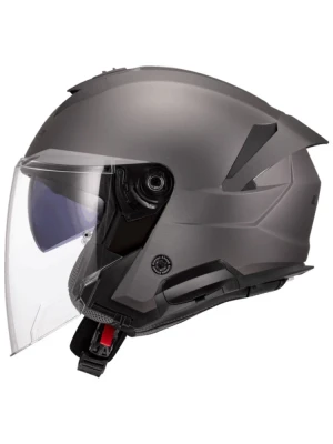Kask otwarty LS2 OF618 Verso II Solid szary matowy