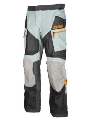 Spodnie motocyklowe tekstylne Klim Baja szaro-pomarańczowe