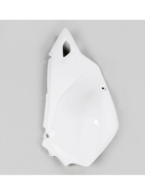 Osłona boczna tylna prawa UFO do Suzuki DRZ 400E (00-) biała