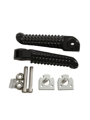Podnóżki motocyklowe pasażera BikeTec Yamaha YZF R1 (02-11)/ R6 (03-11) czarne