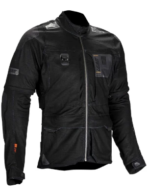 Kurtka motocyklowa tekstylna Leatt Rally 5.5 Stealth czarna