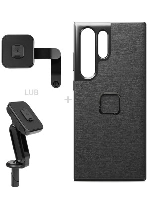 Zestaw na motocykl: etui Peak Design Mobile Everyday Case do modelu Samsung Galaxy S23 Ultra + mocowanie motocykla