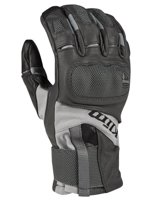 Rękawice motocyklowe Klim Adventure GTX Short szare
