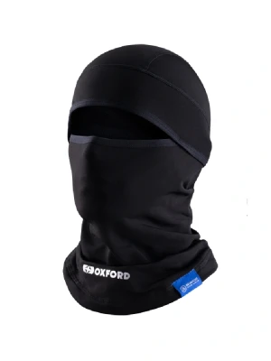 Kominiarka motocyklowa Oxford Advanced WarmDry z dużym otworem na oczy, czarna