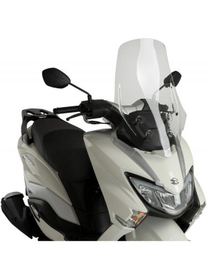 Szyba do skutera turystyczna PUIG V-Tech Suzuki Burgman Street 125EX (23-) przezroczysta