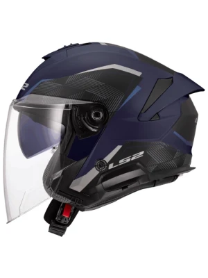 Kask otwarty LS2 OF618 Verso II Air niebieski matowy