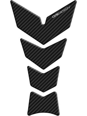 Tankpad Uniwersalny Onedesign Moon Soft Touch rozdzielny czarny carbon