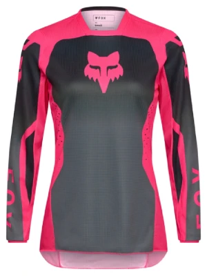 Bluza enduro damska Fox 180 Shield czarno-różowa