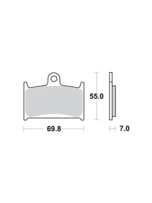 KLOCKI HAMULCOWE SBS 714 HS