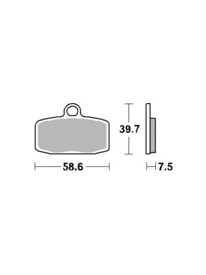 KLOCKI HAMULCOWE SBS 885 RSI