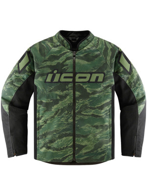 Kurtka motocyklowa tekstylna Icon Hooligan CE Tiger's Blood zielona