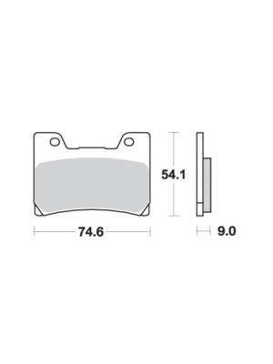 KLOCKI HAMULCOWE SBS 645 HS