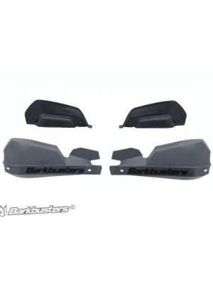 Osłoni dłoni Barkbusters VPS z regulowanymi deflektorami + zestaw montażowy BMW F 900 GS Adventure/Ride Pro (24-), szare