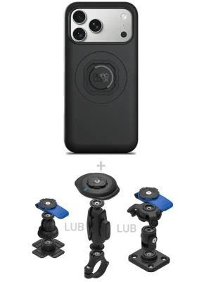 Zestaw 360 Quad Lock: etui MAG na telefon iPhone 17 Pro Max (magnetyczne) + wybrane komponenty
