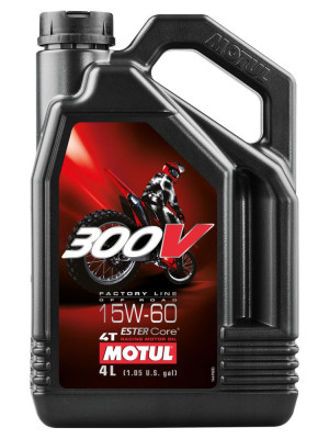 Olej silnikowy Motul 300V 4T FL Off-Road 15W60 syntetyczny [pojemność: 4l]