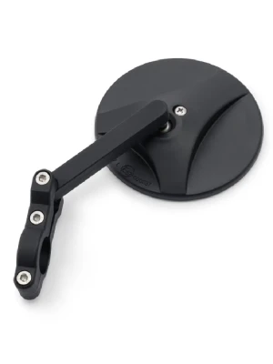 Lusterko motocyklowe krótkie Daytona D-Mirror-18 Nylon do montażu na końcu manetki czarne [adapter]