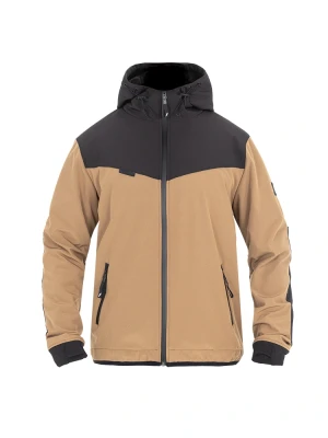 Softshell motocyklowy John Doe XTM V3 brązowo-czarny