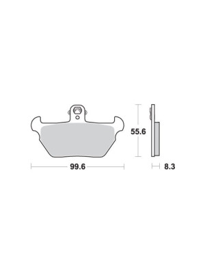 KLOCKI HAMULCOWE SBS 644 HS