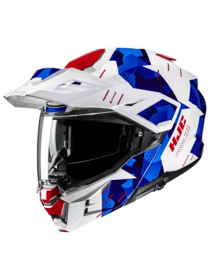 Kask szczękowy HJC I80 Roki biało-niebieski