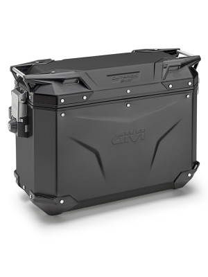 Kufer boczny aluminiowy GIVI Trekker Outback Evo Black Line czarny matowy, prawy [poj.: 37 l]