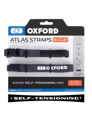 Pasy mocujące bagaż Oxford Atlas B-Clip 17 [mm] x 2 [M] szare