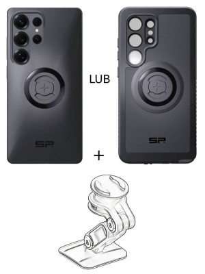 Zestaw do samochodu: etui na telefon Samsung Galaxy S25 Ultra + mocowanie SP Connect