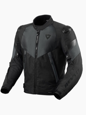 Kurtka motocyklowa tekstylna REV’IT! Control H2O czarno-szara