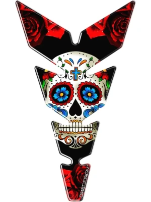 Tankpad Uniwersalny Onedesign Moon Slim Mexican Skull