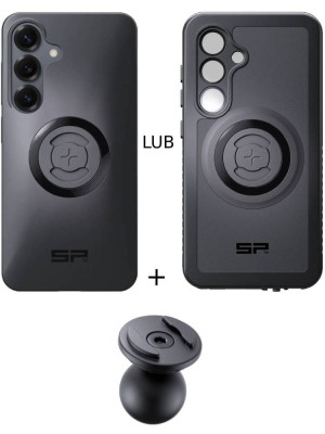 Zestaw: etui na telefon Samsung Galaxy S25 + uchwyt kulowy Pro SPC+ SP Connect
