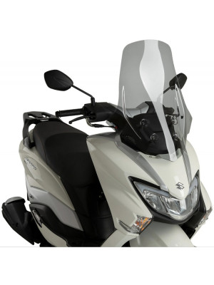 Szyba do skutera turystyczna PUIG V-Tech Suzuki Burgman Street 125EX (23-) lekko przyciemniana
