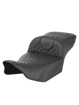 Kanapa motocyklowa dla kierowcy i pasażera Saddlemen Roadsofa DS Extended Reach Harley Davidson Road Glide/ Street Glide (wybrane modele) (23-) czarn
