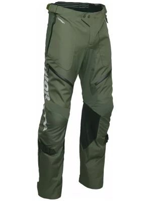 Spodnie cross Thor Terrain Over-the-Boot zielono-szare