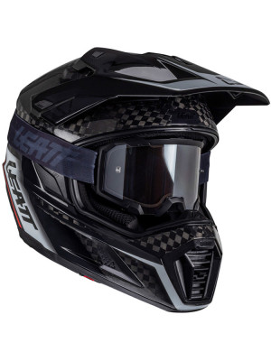 Kask adventure Leatt Kit Adv 9.5 V25 z goglami czarny