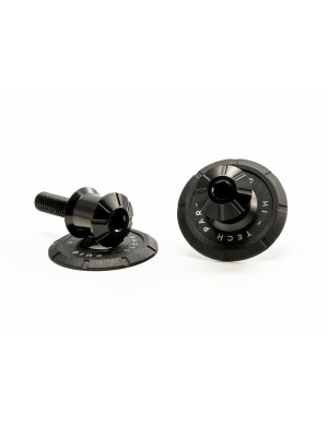 Rolki wahacza PUIG do motocykli Kawasaki / KTM RC (M10x125 - czarne PRO)