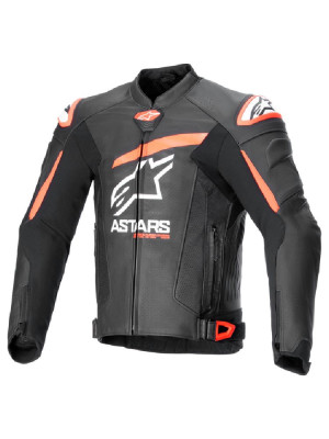 Kurtka motocyklowa skórzana Alpinestars GP PLUS R V4 Airflow czarno-czerwono-biała