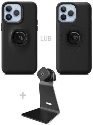 Zestaw na biurko: etui na telefon iPhone 14 Pro Max + uchwyt Quad Lock