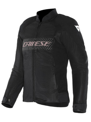 Kurtka motocyklowa damska tekstylna Dainese Herosphere Air Tex czarno-biało-pomarańczowa