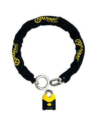 Łańcuch AUVRAY [ogniwo lasso] o długości 120 cm z kłódką K-BLOC
