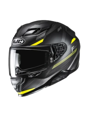 Kask integralny HJC F71 Carbon Esira czarno-żółty
