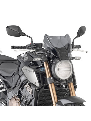 Szyba motocyklowa Kappa 1173SK Yamaha MT-09 (24-)/ MT-07 (25-) przyciemniana [mocowanie w zestawie]