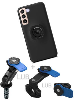Zestaw na motocykl: etui na telefon Samsung Galaxy S22+ + mocowanie Quad Lock