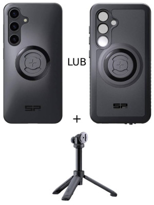 Zestaw: etui na telefon Samsung Galaxy S24 + statyw/selfie stick SPC+ SP Connect