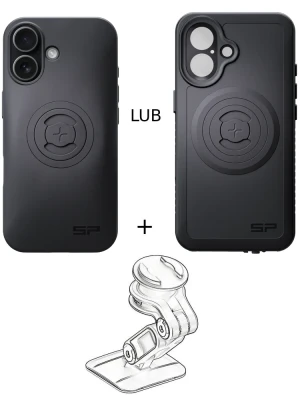Zestaw do samochodu: etui na telefon iPhone 17 + mocowanie SP Connect