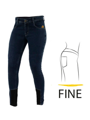Jeansy motocyklowe damskie Trilobite Allshape Fine fit