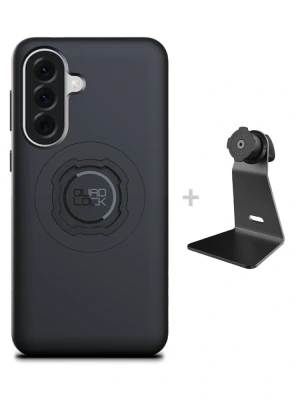 Zestaw na biurko: etui MAG na telefon Samsung Galaxy A57 (magnetyczne) oraz uchwyt Quad Lock