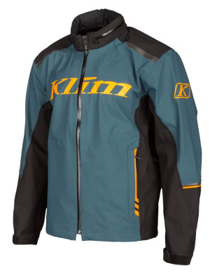 Kurtka przeciwdeszczowa Klim Enduro S4 niebiesko-pomarańczowa