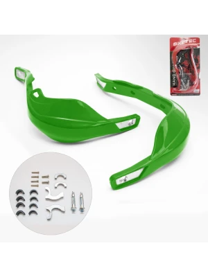 Handbary BikeTec uniwersalne [mocowania 22mm i 28mm] zielone